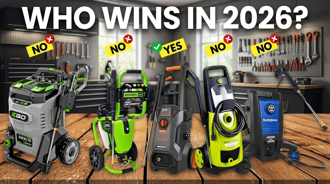 5 Best Electric Pressure Washers 2026