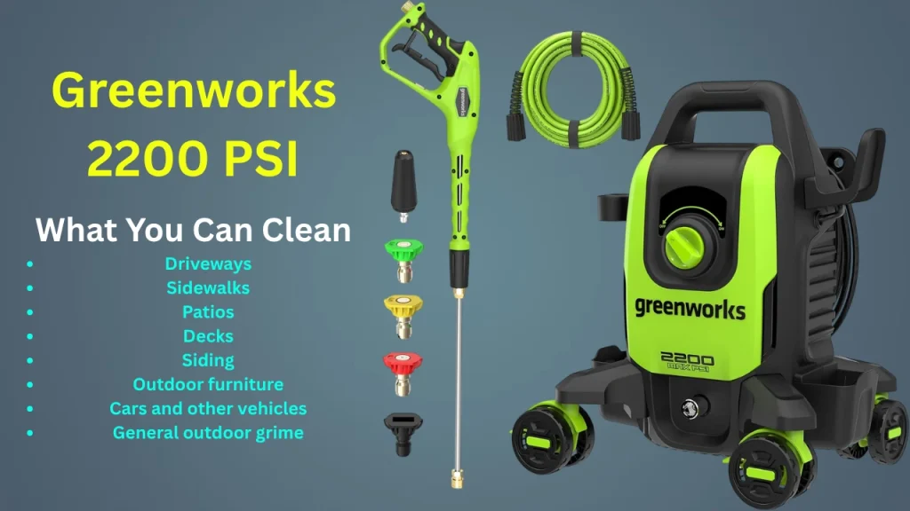 Greenworks 2200 PSI — Best Overall Electric Pressure Washer