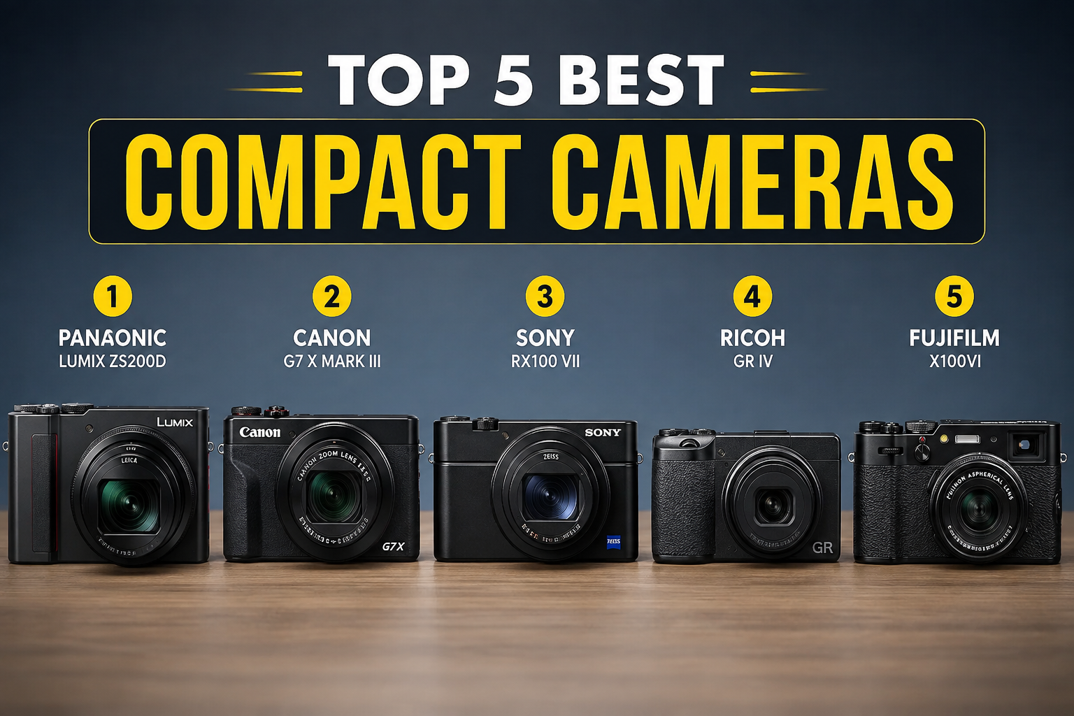 Top 5 Best Compact Cameras – Best Point and Shoot Cameras