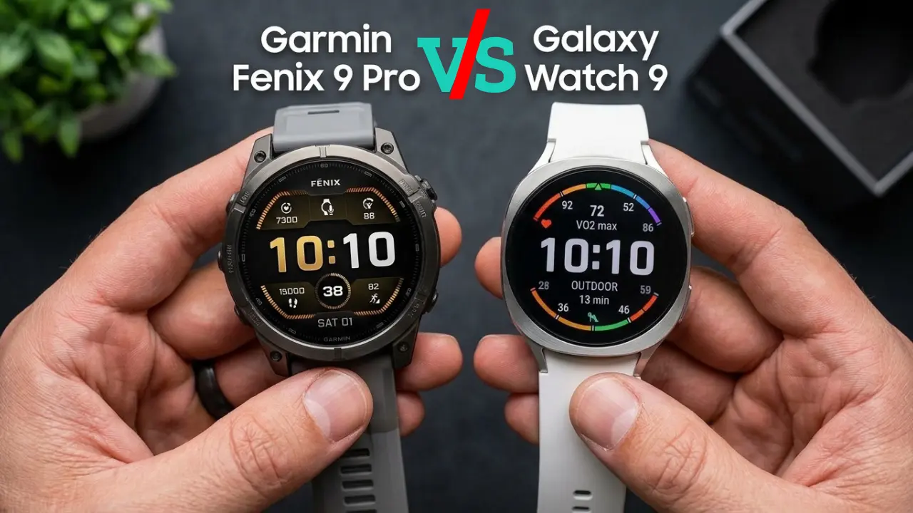 Galaxy Watch 9 vs Garmin Fenix 9 Pro: Full Comparison, Features, Battery & Price
