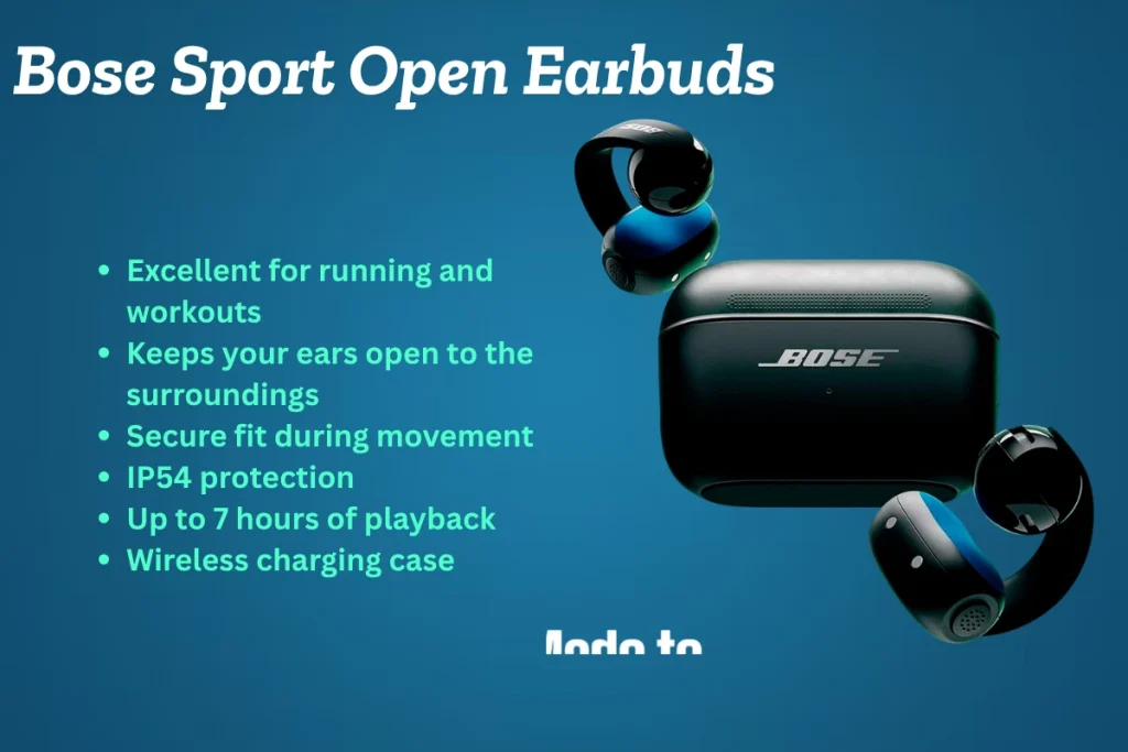 Bose Sport Open Earbuds – Best Open-Ear Wireless Earbuds for Workouts